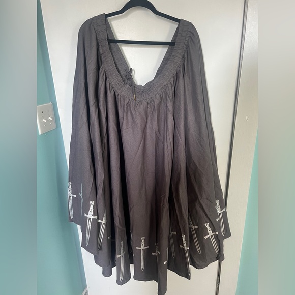 Lady Epi block-printed sword skirt 3X/4X NWT - Picture 2 of 2